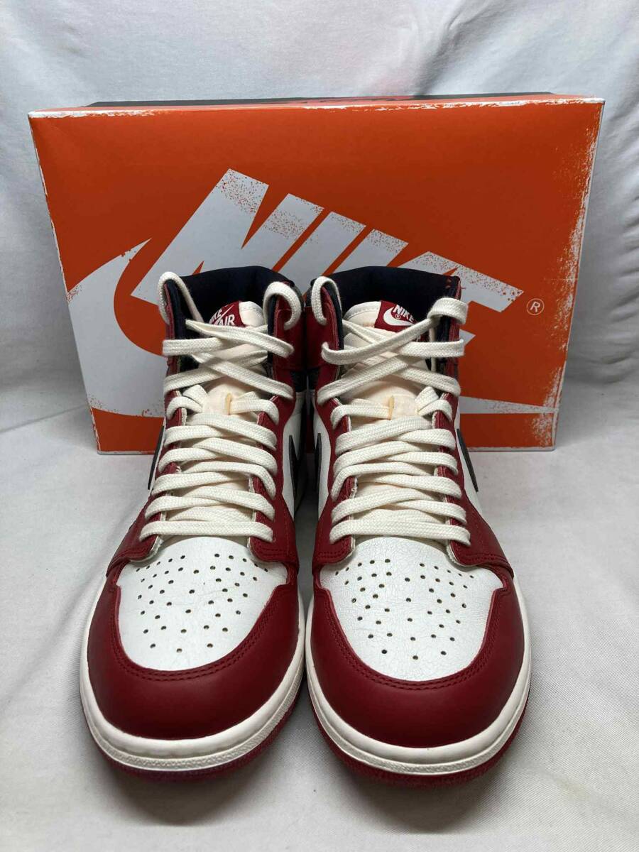 ■未使用 Nike AJ1 High OG Lost Found Chicago ナイキ エアジョーダン ハイ ロスト ファウンド シカゴ DZ5485-612 US10.5 28.5cm ●250921拍卖