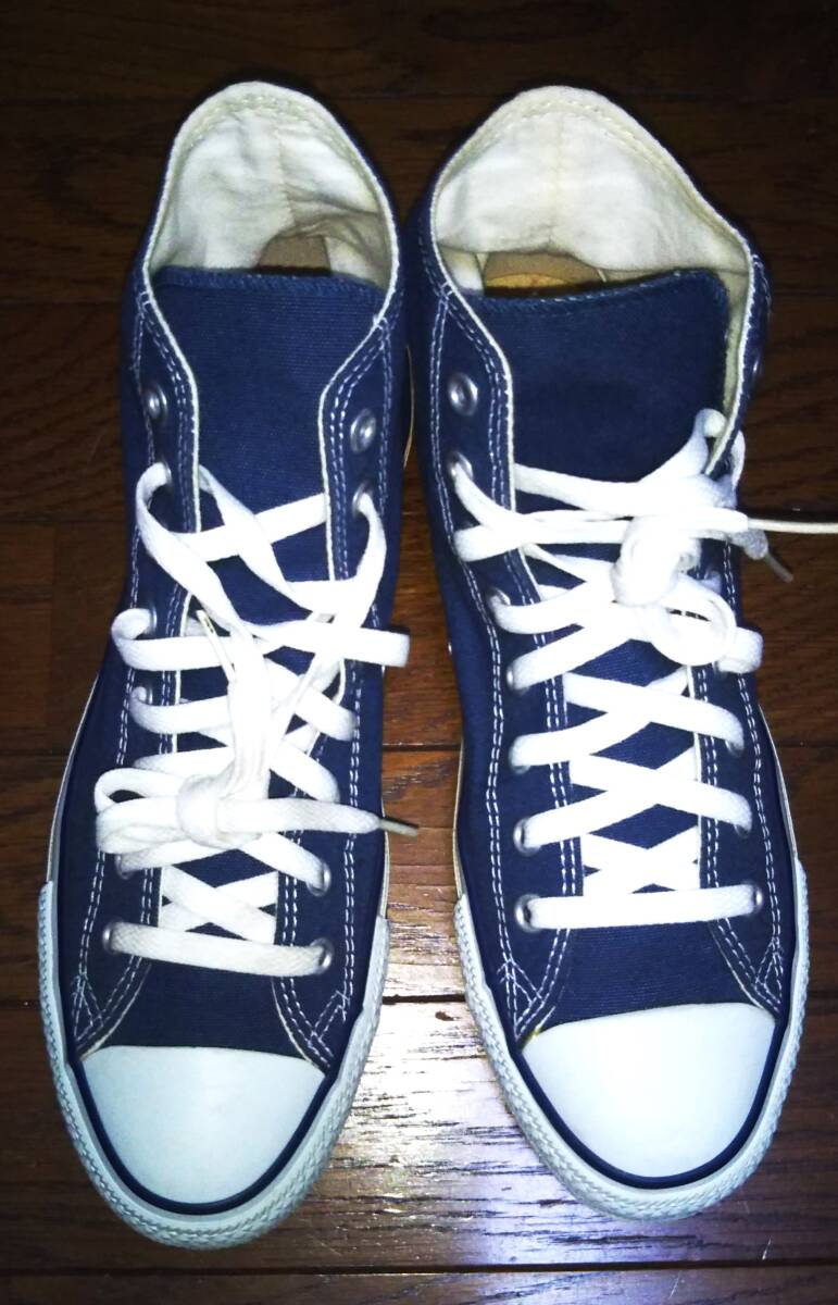 即決・送料込★converse コンバース★良品・オールスター キャンバス ハイ ALL STAR CANVAS HI M9622★紺 US9(27.5cm)拍卖