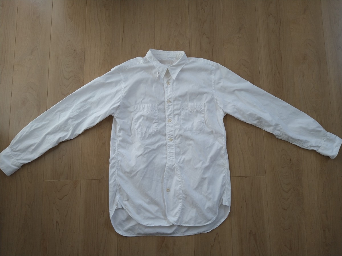 HAVERSACK ハバーサック シャツ 長袖シャツ ホワイト Lサイズ 美品 拍卖