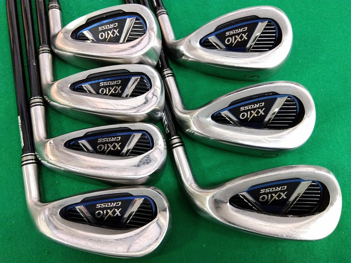 【05】【アイアンセット】【即決価格】ダンロップ ゼクシオ XXIO CROSS(2019)/MH1000/7-9,P,A,D,S/フレックス R/メンズ 右 拍卖
