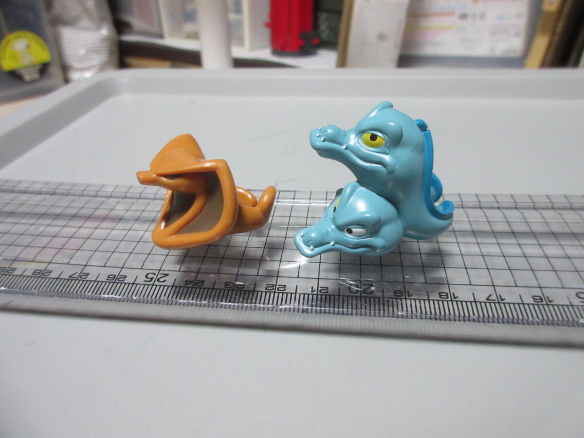 R070917 断捨離 処分「ディズニー ヴィランズフロットサム ジェットサム ファションリング 2個SET」保管品 USED拍卖