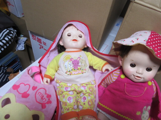 R070917 断捨離 処分「ポポちゃん2体 お洋服セット 髪の毛の癖毛は〇〇で直せます.説明文参照ください」USED拍卖