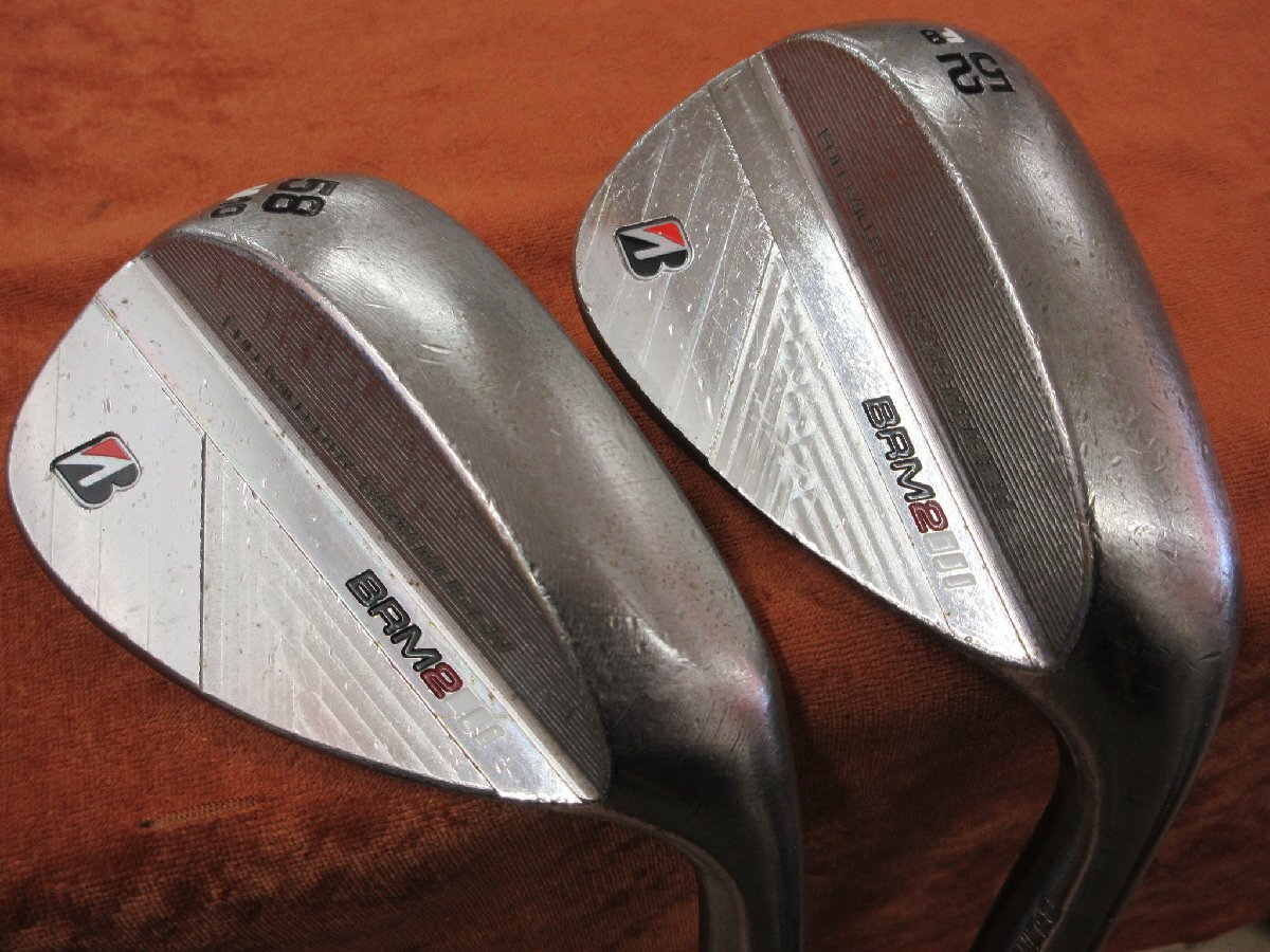 ■ ブリヂストン B-Limited BRM2 FULL MILLED MUGEN 52度 58度 NSプロ モーダス3 TOUR105 R 中古 ウェッジ 2本セット 無限 Bリミテッド ■拍卖