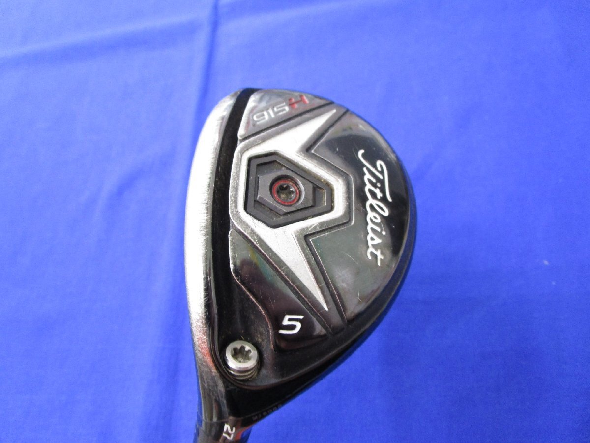 ● タイトリスト 915H レフティ 【 5UT 27度 硬さ S 】 NSプロ Zelos 7 リシャフト 訳あり 中古品 ●拍卖