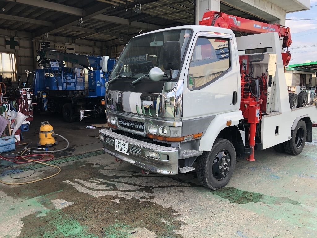 ★キャンター 高床 4WD 希少 レッカー車 DFT200 実走行 14834km★拍卖