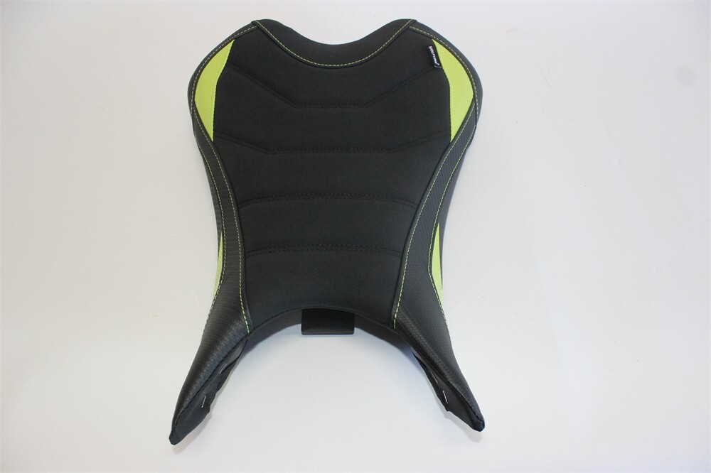 TRIUMPH用 STREET TRIPLE 765 S / R / RS 2023 以降 本体ありフロントシート ストライプ 緑【st-trst23h-5】拍卖