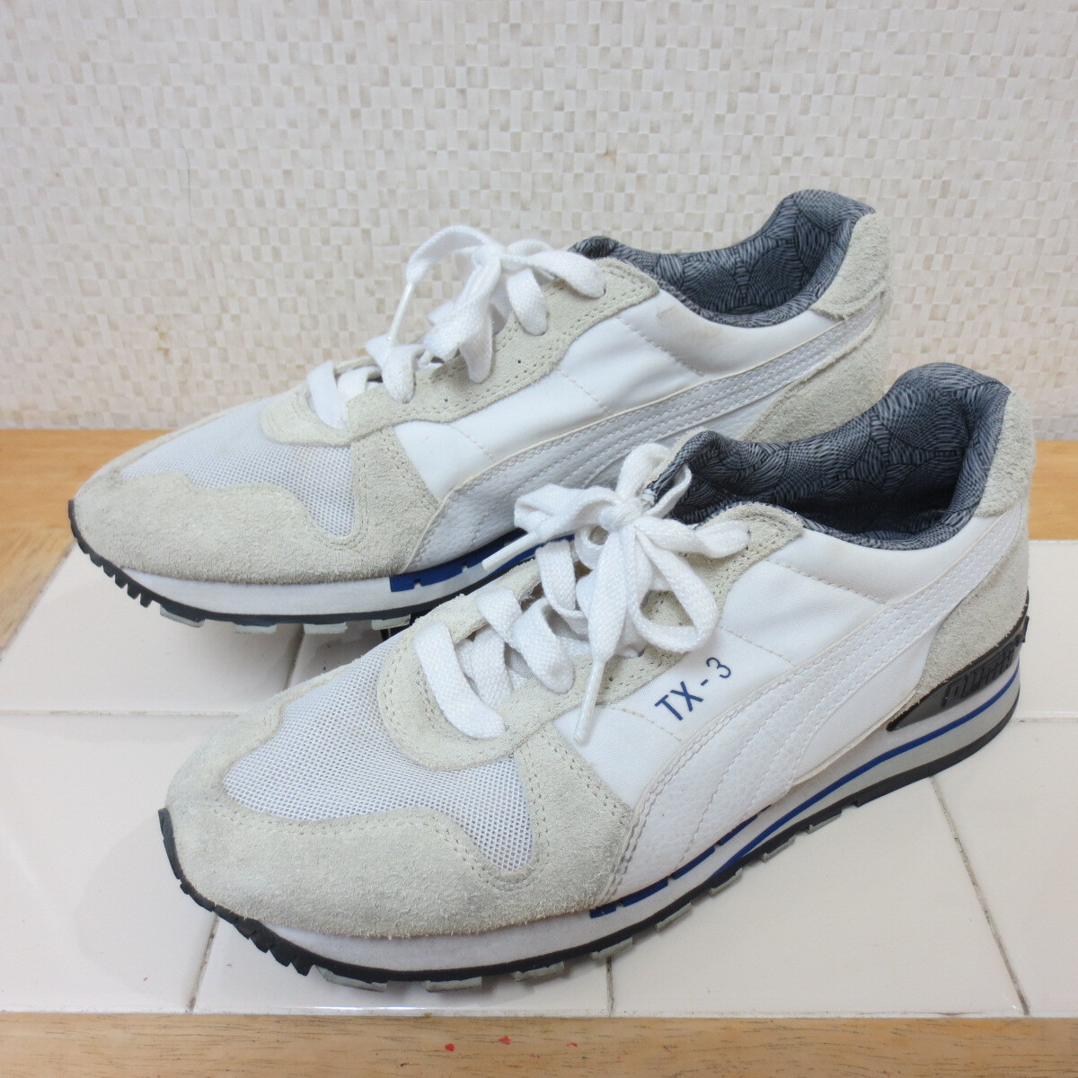 プーマ TX-3 オールオーバー 359794 ホワイト 26.5㎝ スニーカー ALLOVER 佐川急便700円 I9/12拍卖