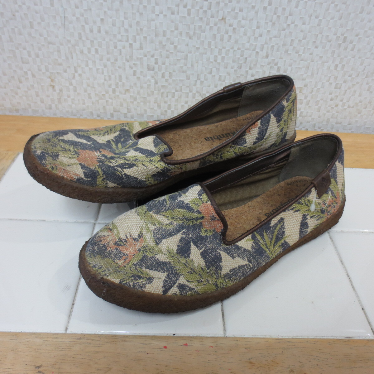 コロンビア ウィメンズ ヤムヒル オペラ YU3572-232 緑 ベージュ 24㎝ Women’s Yamhill Opera レタパ600円 I9/17拍卖