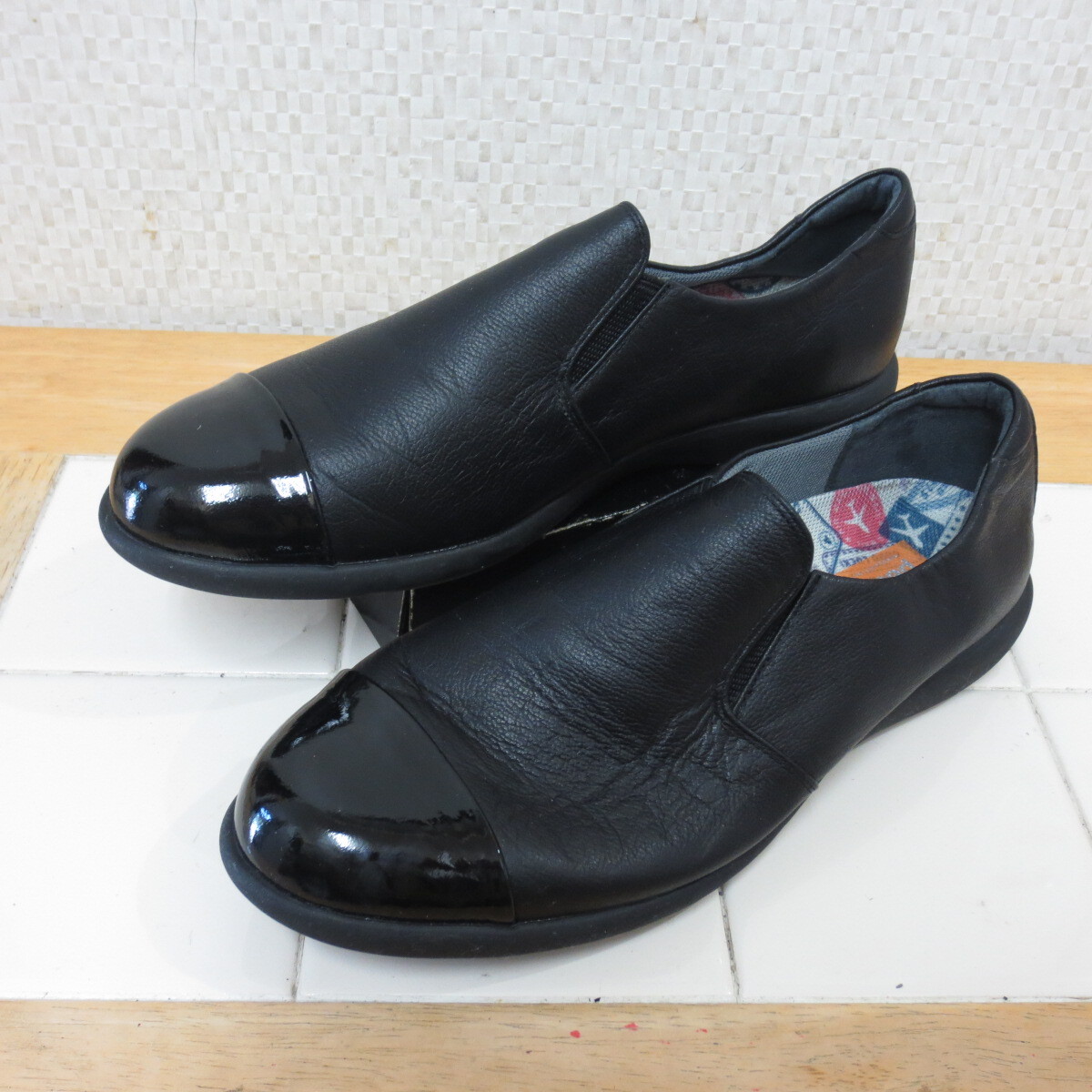 新品 B品(シワ有) アシックス ペダラ WC080B 2E 1212A080-002 ブラック 24.5㎝ PEDALA レタパ600円 I9/17拍卖