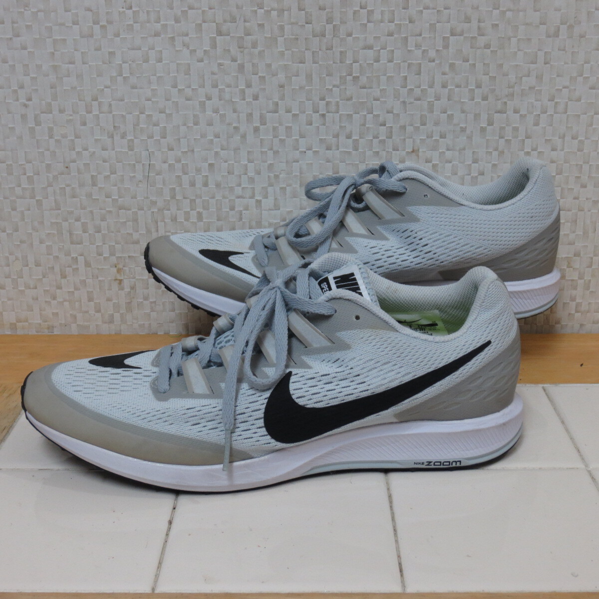 着用少 ナイキ エアズーム スピードライバル グレー 27cm スニーカー NIKE AIR ZOOM SPEED RIVAL 佐川送料700円 k9/20拍卖