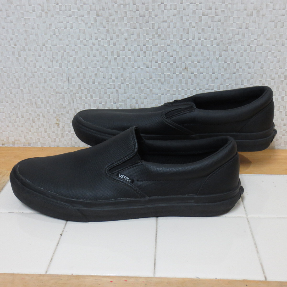 バンズ V98CF 黒 28.5cm スニーカー スリッポン VANS 佐川送料700円 k9/28拍卖