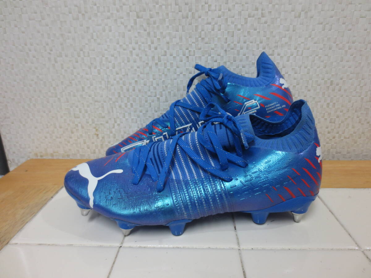 着用極少 工具なし 定価2.5万円 プーマ フューチャー Z 1.2 MXSG ブルーメイジング 青 26cm Future Z 1.2 MXSG 佐川送料700円 k9/15拍卖