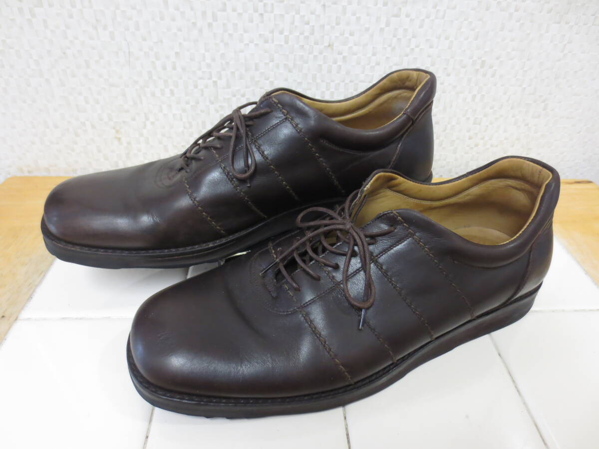 バリー イタリア製 本革 スニーカー 茶 25.5㎝ BALLY 佐川急便700円 I9/16拍卖
