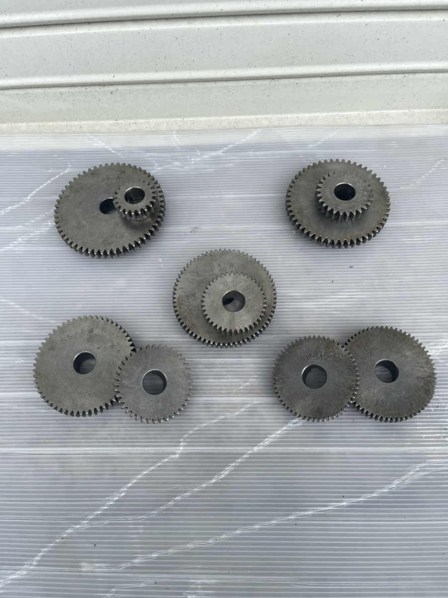 送料込み ブラザー工業 タッピング盤 ギヤ5点セット M1/M1.6/M2/M3/M3.5 BT1/BT6 替歯車 タップ ギア 部品 パーツ拍卖