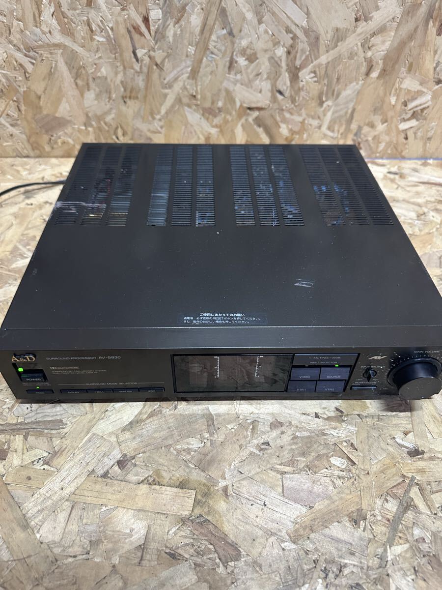 赤井電機 A&D SURROUND PROCESSOR サラウンドプロセッサー AV-S830拍卖