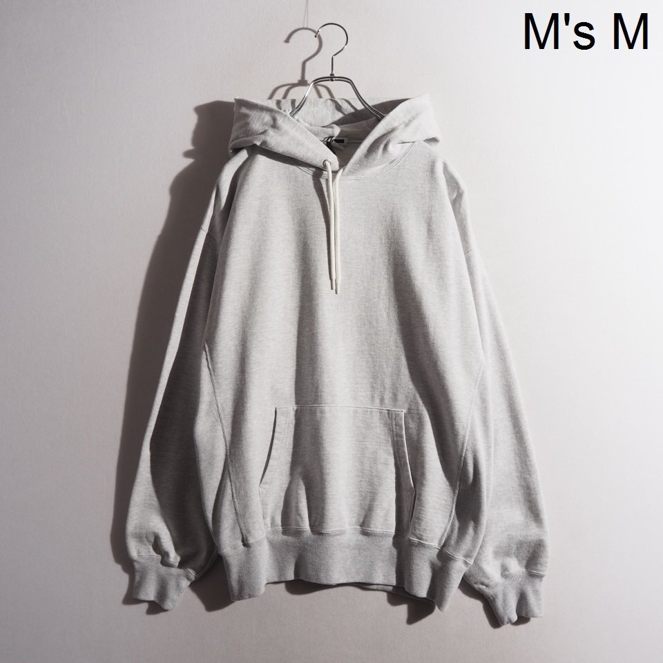 R0152P ▼H BEAUTY&YOUTH エイチ ビューティー&ユース▼ クラシック スウェットパーカー ライトグレー M オーバーサイズ シーズンレス rb拍卖