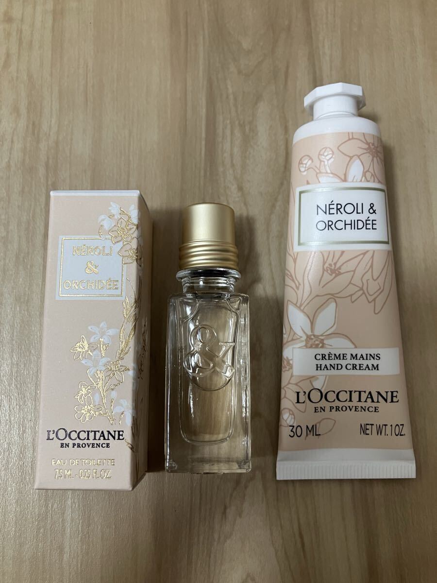 新品!!ロクシタン☆NO ネロリ オーキデ オードトワレ 7.5ml、ハンドクリーム 30ml☆香水 フレグランス L'OCCITANE拍卖