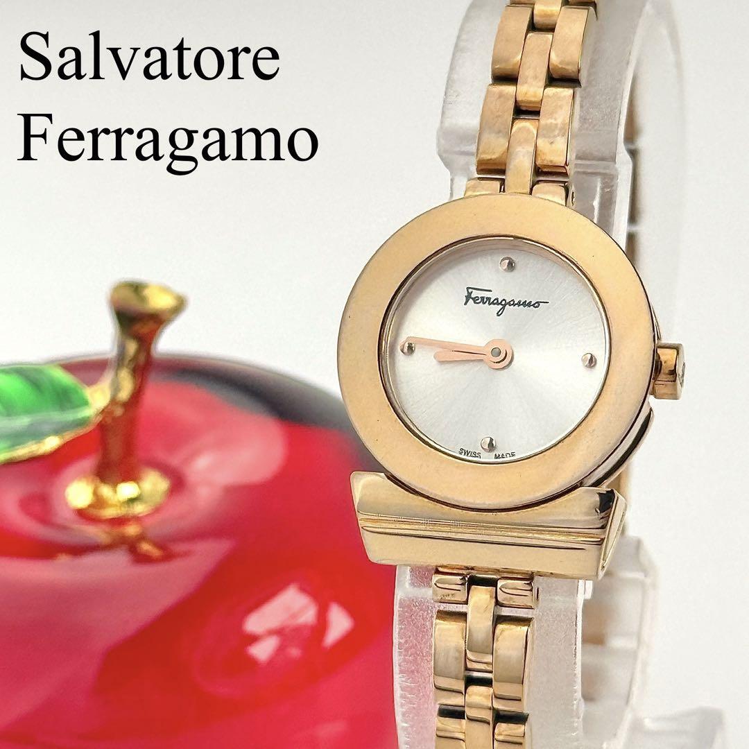 【新品電池】122 サルバトーレフェラガモ レディース ラウンド 人気拍卖