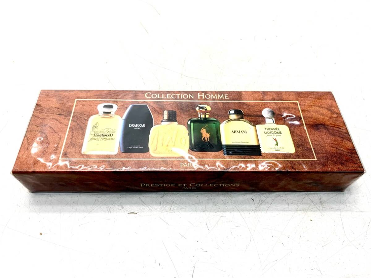 貴重 未開封 ミニ香水セット 6個 COLLECTION HOMME POLO アルマーニ など A9514A00拍卖