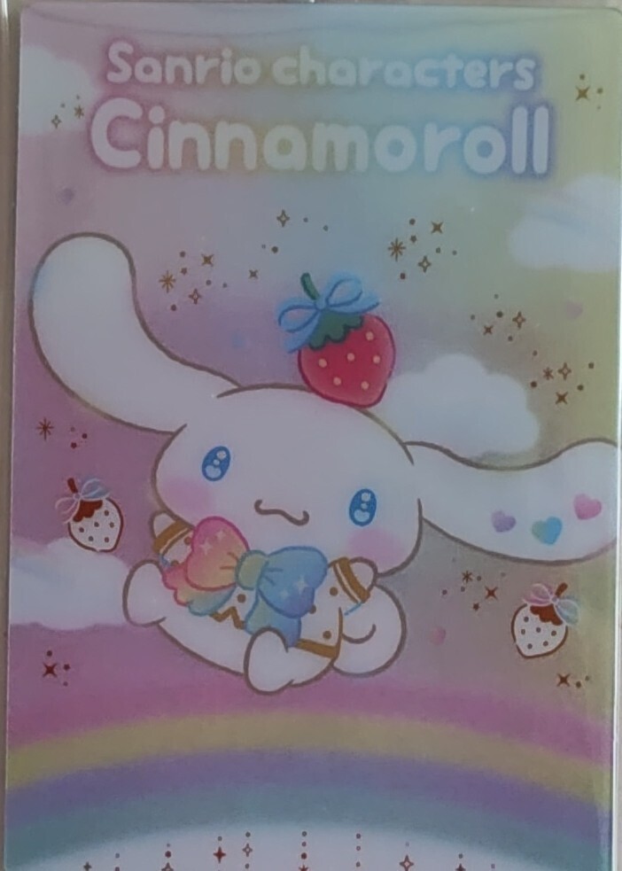 シナモロール/サンリオキャラクターズ☆ウエハース10/メタリックプラカード☆ビニール未開封拍卖