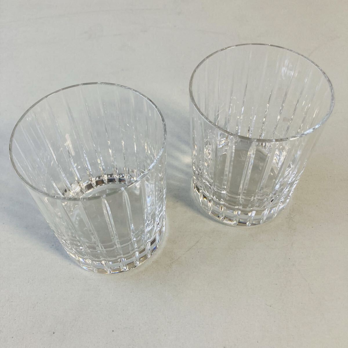 バカラ ロックグラス Baccarat ペア グラス 2客セット 箱無し拍卖