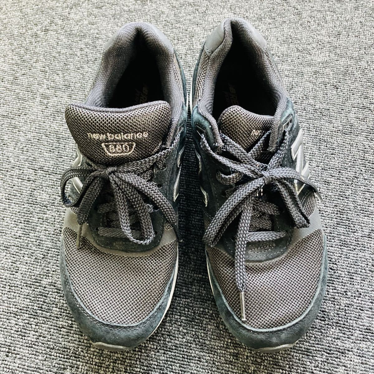 1円スタート!NEW BALANCE mw880bk5 25センチ 黒 ローカットスニーカー ニューバランス拍卖