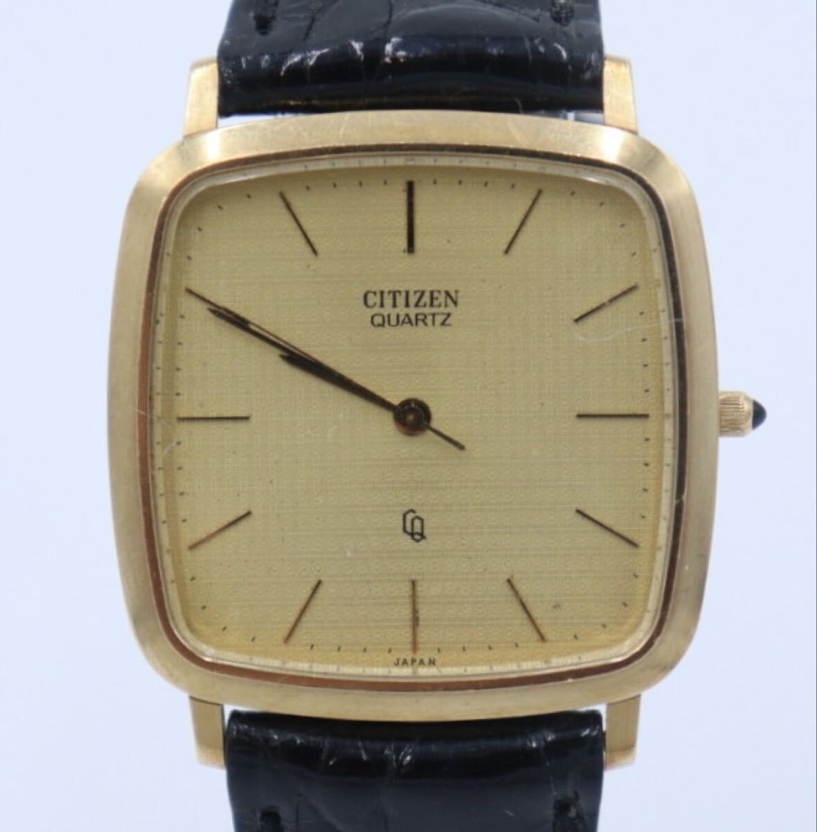 シチズン/CITIZEN/18K 750/金無垢/4-798678Y/48-5047/メンズ/クォーツ/27.8g/アンティーク/電池交換済み拍卖