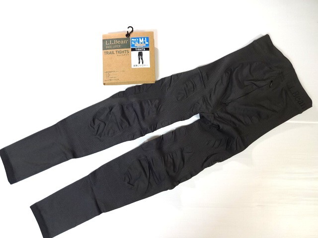 新品 未使用 L.L.Bean エルエルビーン 部分加圧サポート トレイルパンツ グレー M-L 前側チャック 山登り ウォーキング テーピング機能拍卖