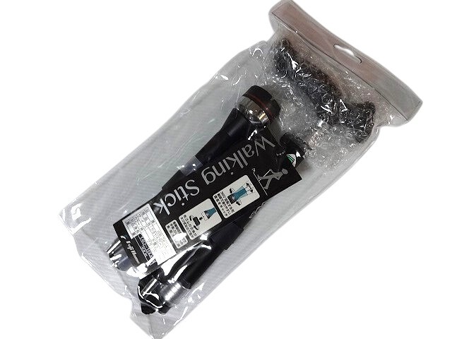 新品 未使用 フジホーム かるがもグリップ ロータリー 杖 折畳S ブラック 衝撃吸収機能付 WB3834 Stick拍卖
