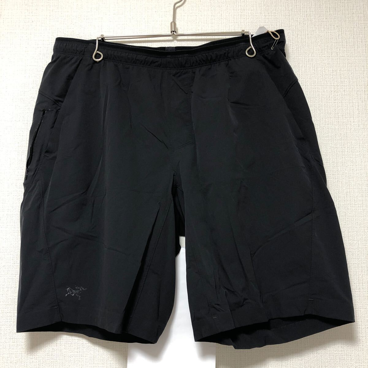 (k) ARC'TERYX アークテリクス Aptin Short ショートパンツ ナイロン イージー ショーツ メンズ 黒 ブラック サイズL 拍卖