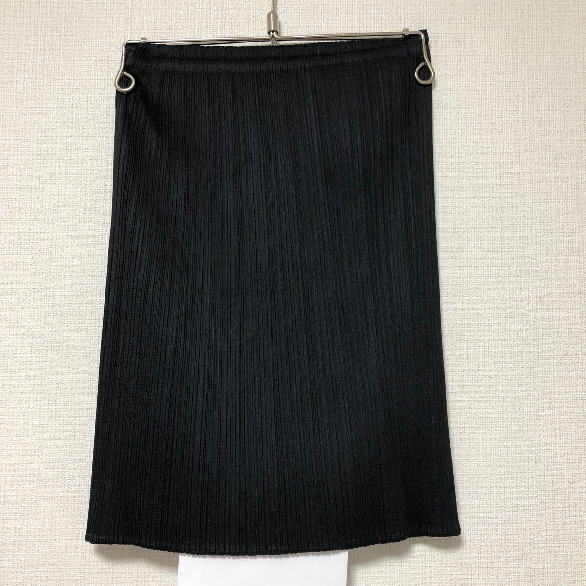 (k) PLEATS PLEASE プリーツプリーズ イッセイミヤケ ISSEY MIYAKE スカート ミニ スコート 黒 ブラック レディース サイズ3 拍卖