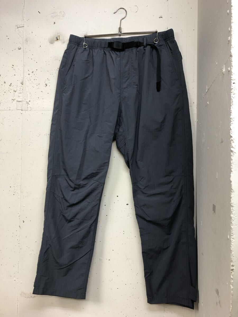 GRAMICCI × EKAL 別注 秋冬 内メッシュフリース ナイロンパンツ ワイド L グレー拍卖
