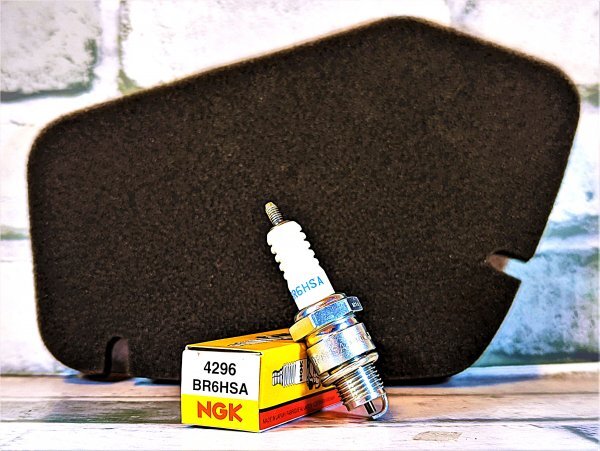 ホンダ ライブディオ-SR '94- AF35-1000001~ 適合 スパークプラグ+エアークリーナーエレメントお得セット!拍卖