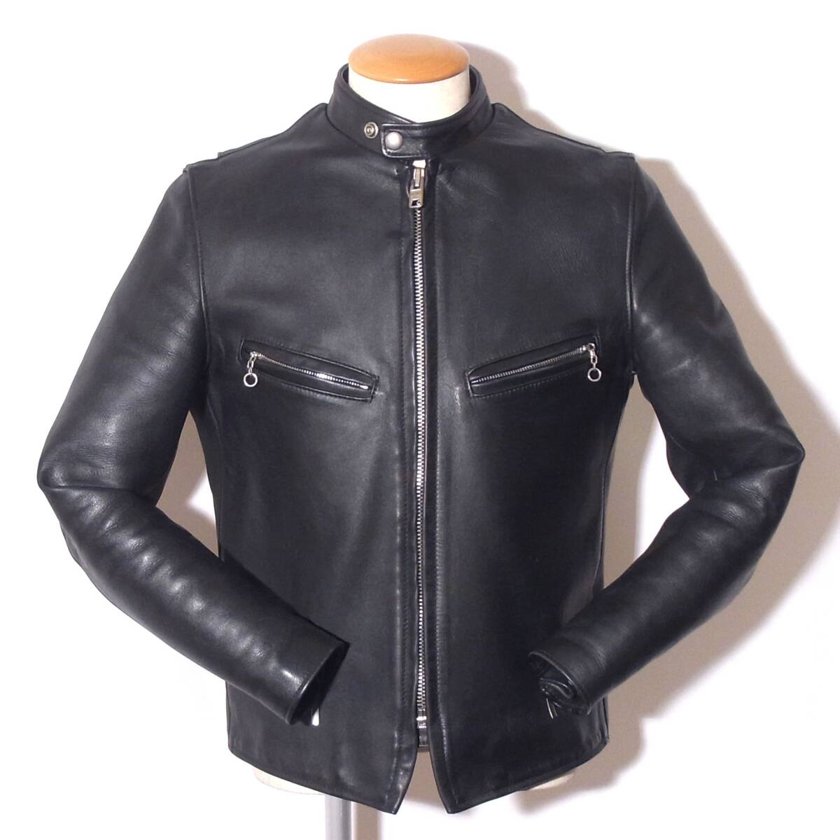 Schott【ショット/立襟シングルライダース641XX/36】7009上野商会/高年式現行型/③拍卖