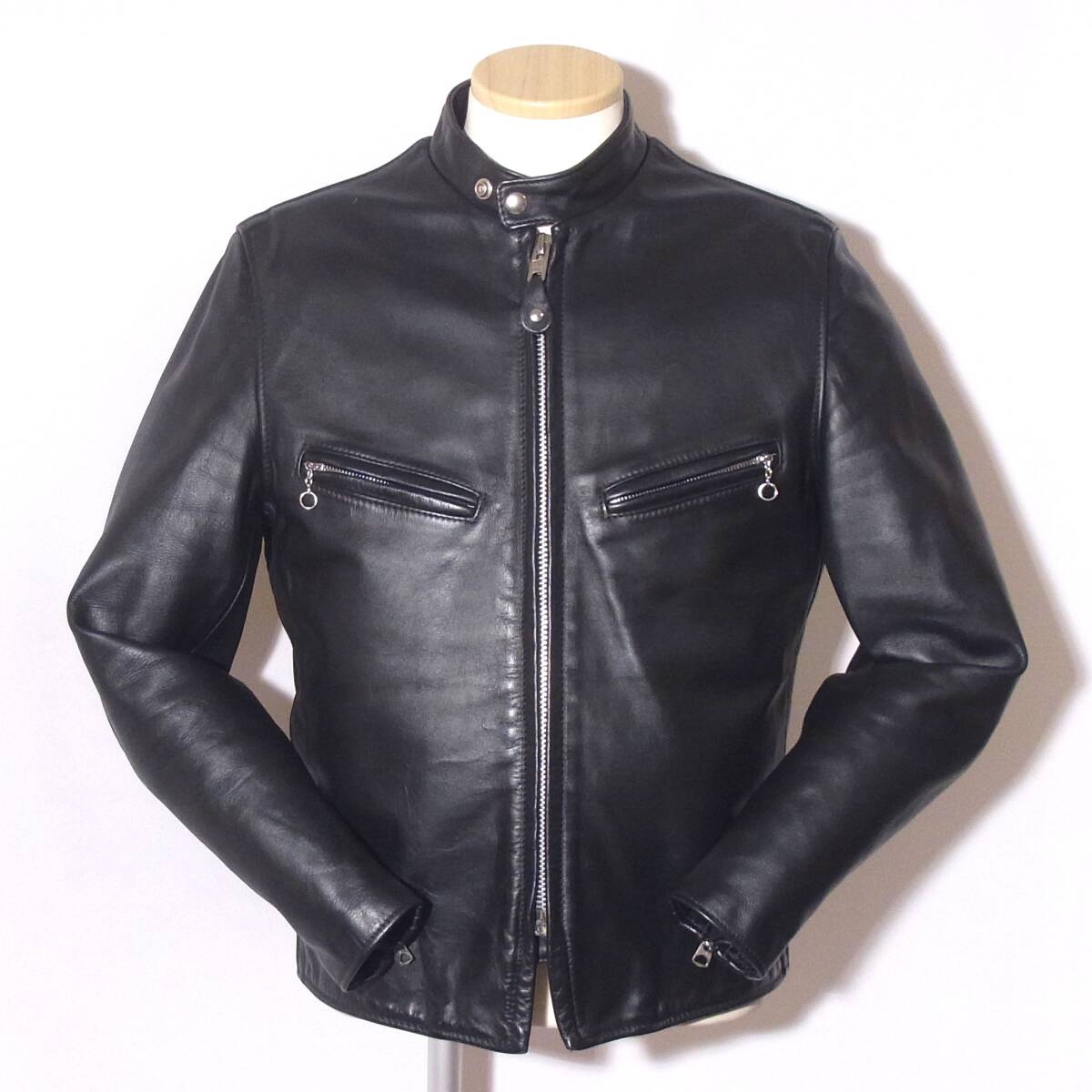 Schott【ショット/立襟シングルライダース641XX/38】7009上野商会/高年式現行型/⑦拍卖