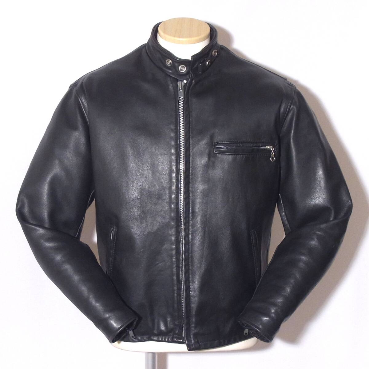 Schott【ショット/立襟シングルライダース641/40】ボアライナー/⑲拍卖