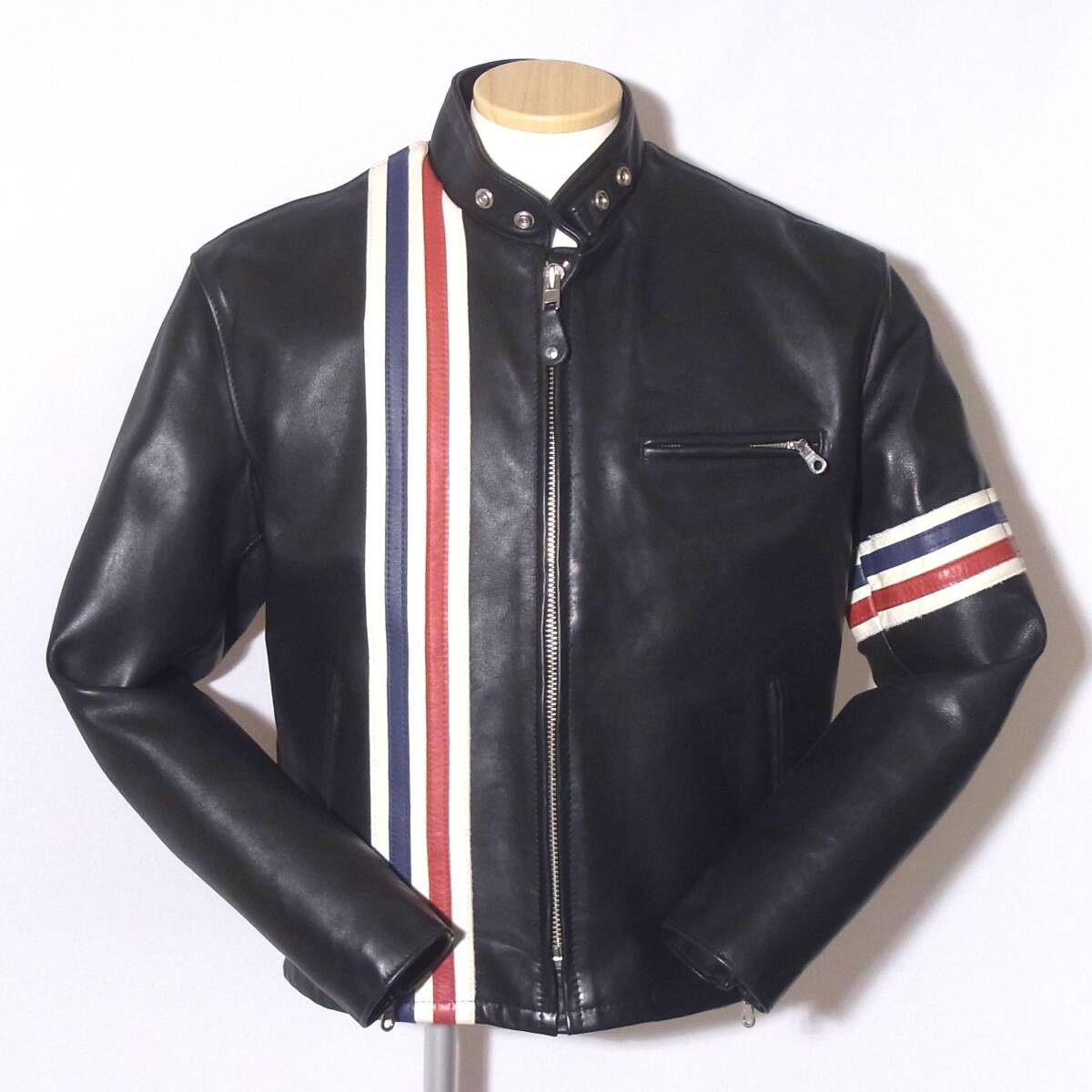 美品Schott【高年式ショット立襟イージーライダー671/42】ボアライナー/641/⑲拍卖