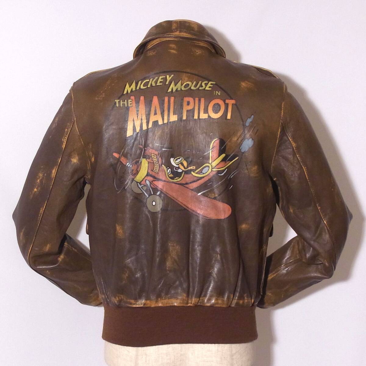 美品/限定AVIREX【アビレックスXディズニーA-2/36】ミッキーマウス/②拍卖