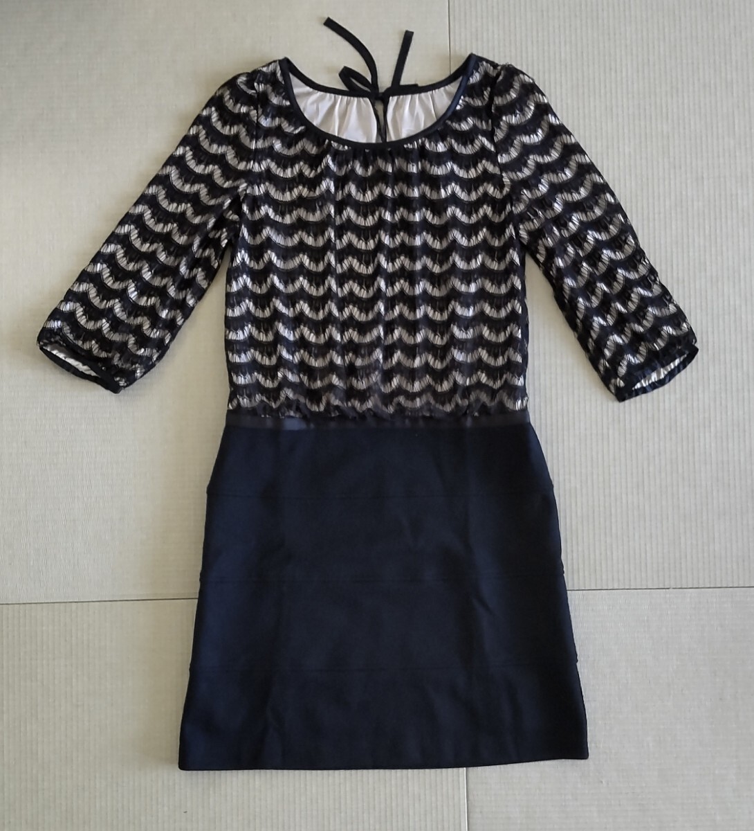 【送料無料】組曲/五分袖 膝丈 ワンピース 拍卖