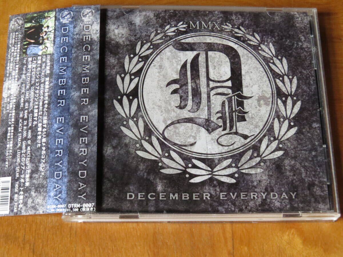 DECEMBER EVERYDAY 帯付き 仙台産メタルコア拍卖