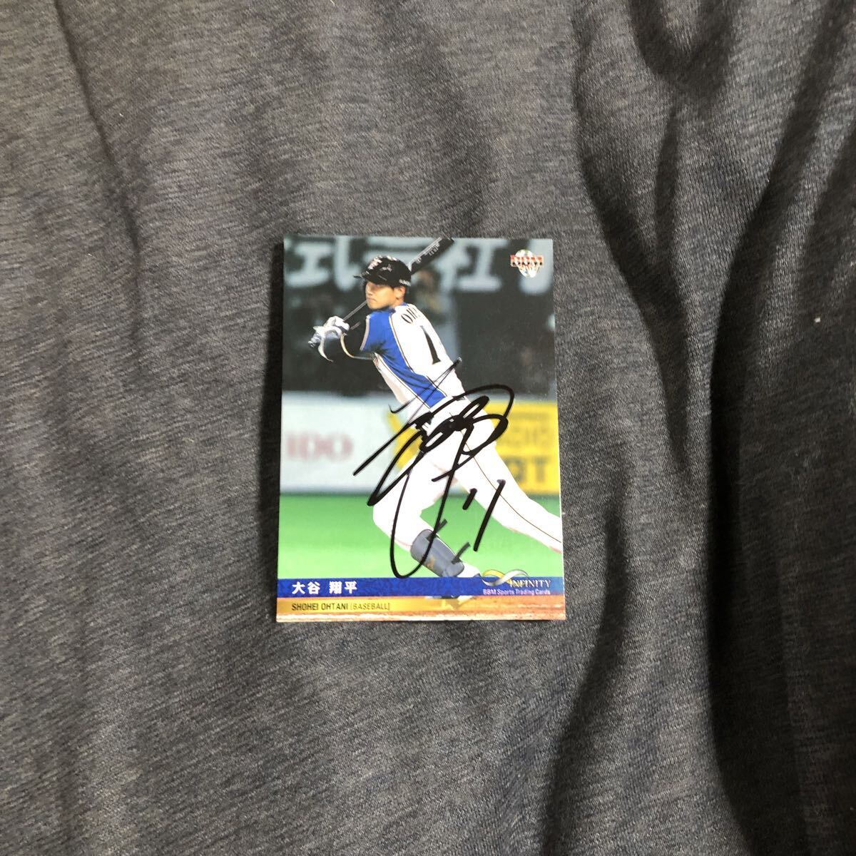日本ハムファイターズ  大谷翔平 選手 直筆サインカード拍卖