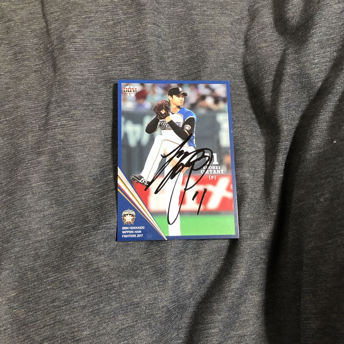 日本ハムファイターズ 大谷翔平 選手 直筆サインカード拍卖