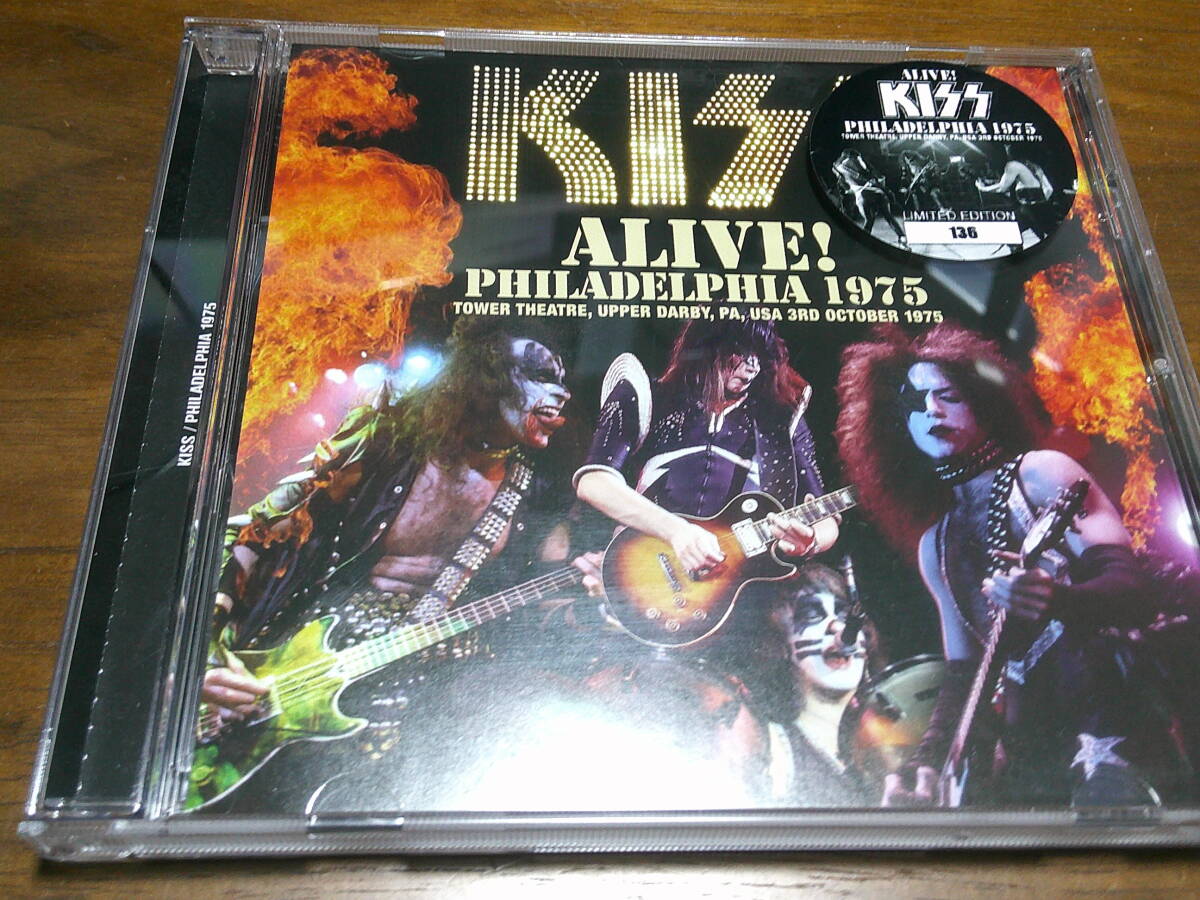 KISS《ALIVE PHILADELPHIA 75》★ライブ拍卖