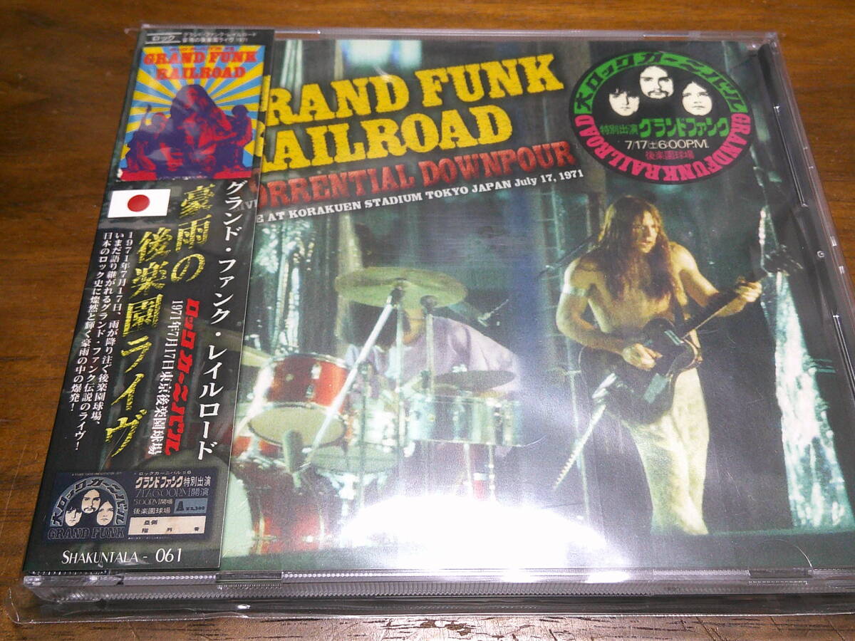 Grand Funk Railroad《 豪雨の後楽園ライブ 》★ライブ拍卖