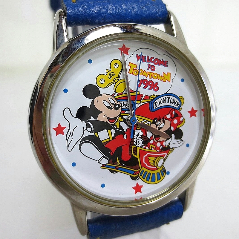 IW-8589R ディズニー 腕時計 Y136-6C70 電池交換済 動作保証付 ToonTown 1996 東京ディズニーランド拍卖