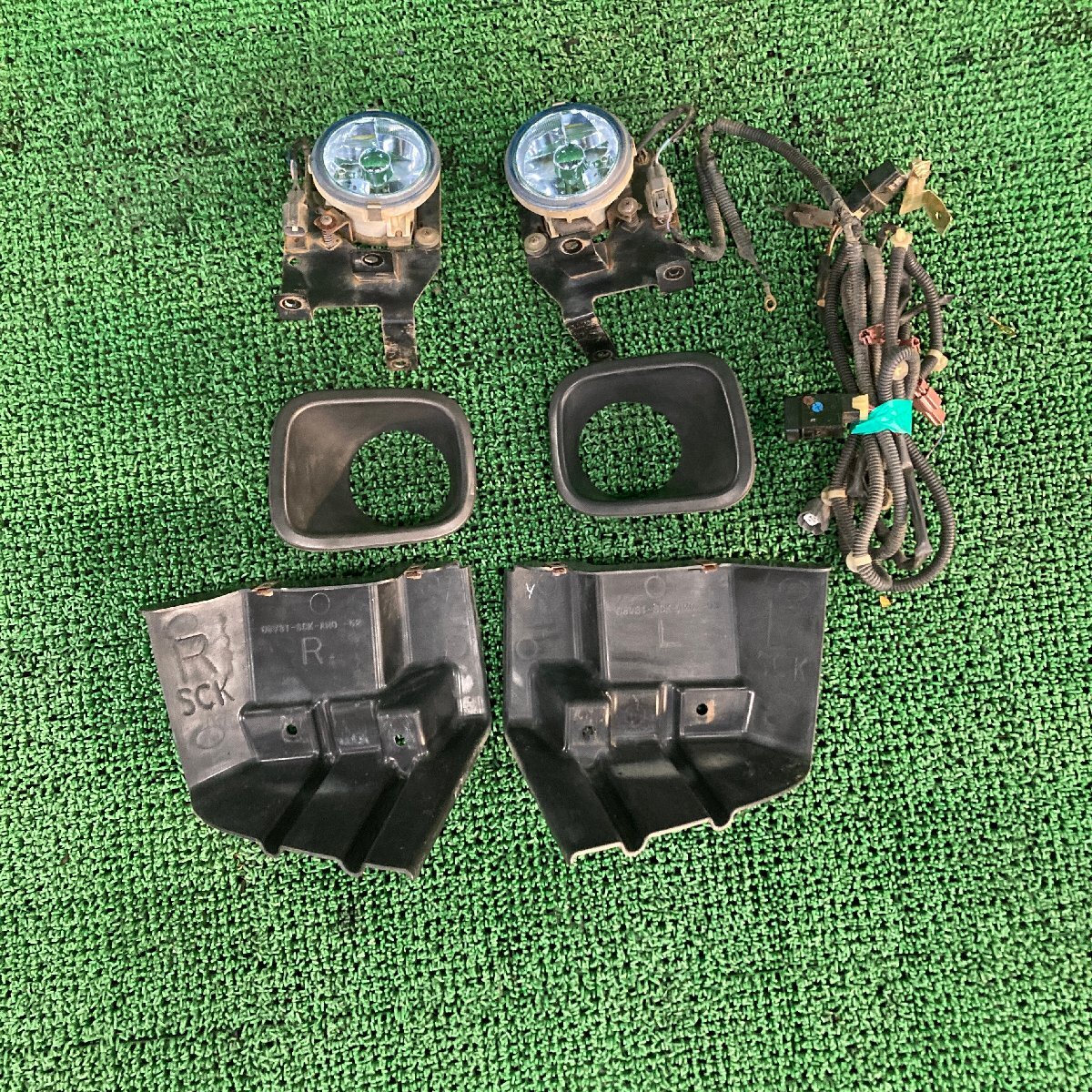 ♪♪ザッツ JD1 左右 フォグライト フォグランプ STANLEY P0269 カバー スイッチ付(W5659)♪♪拍卖