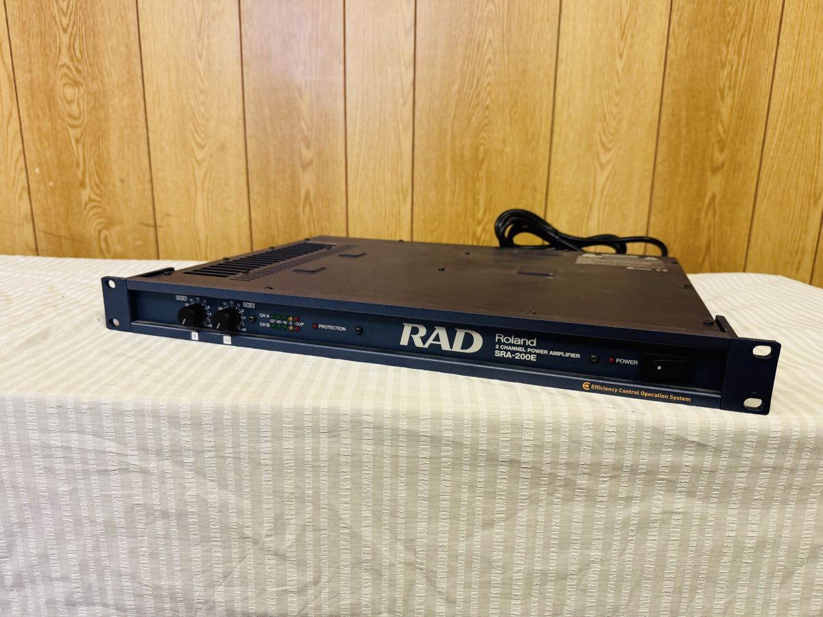 ローランド Roland ミキシングステレオアンプ SRA-200E パワーアンプ①拍卖