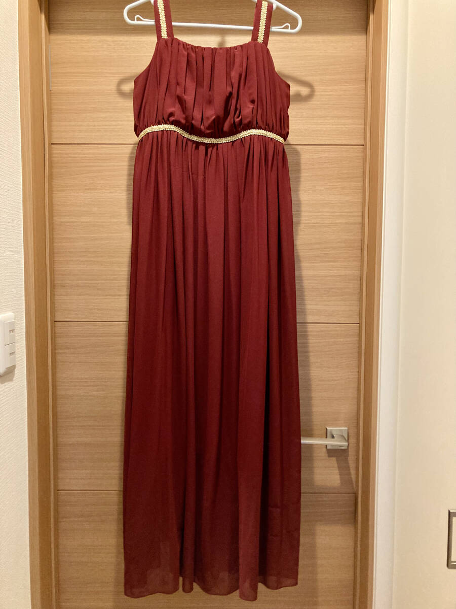 中古 発表会 ドレス ボルドー 160拍卖