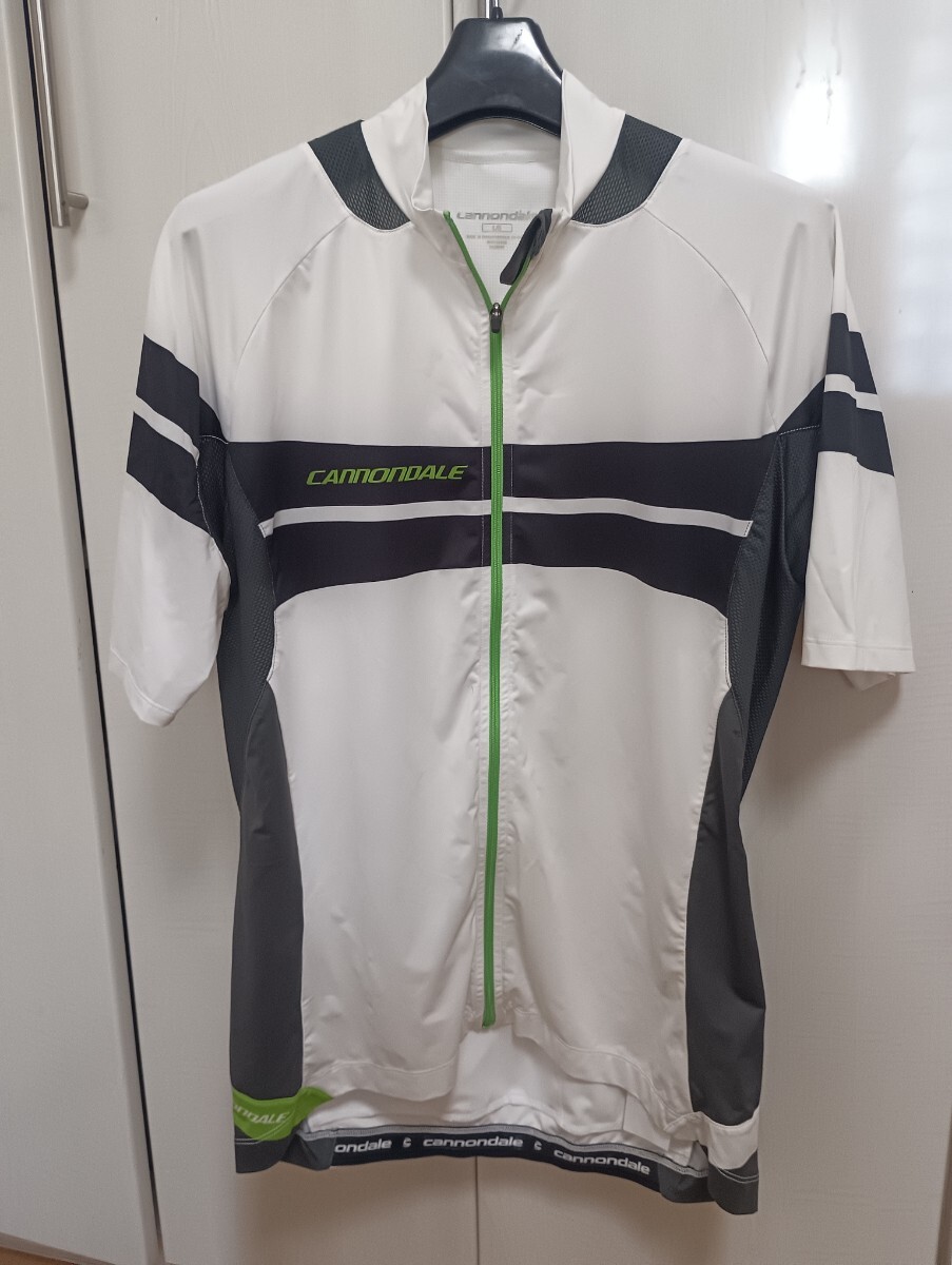 Cannondaleキヤノンデール エアロ素材半袖ジャージ サイズL サイクルジャージ ロードバイク拍卖