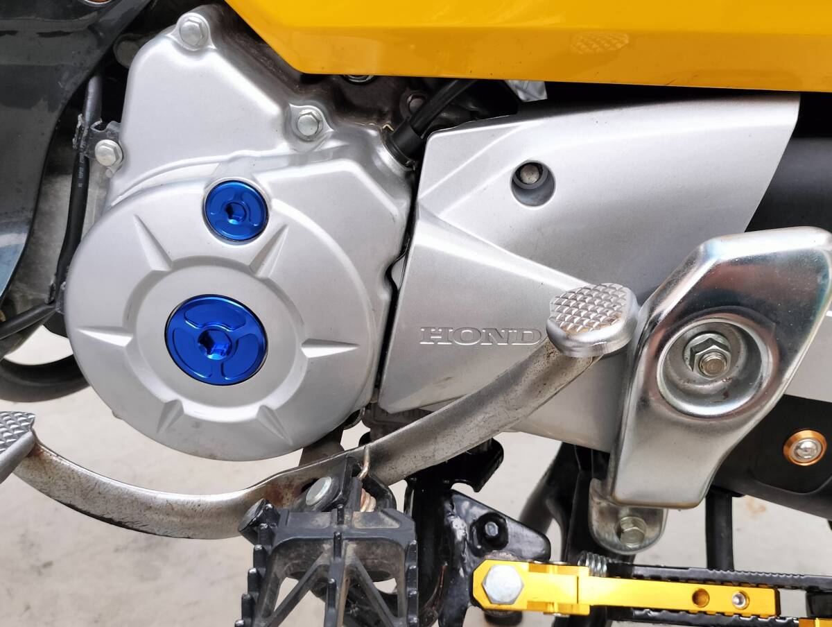 アルミ 削出し ジェネレーター カバー キャップ ブルーアルマイト Oリング付き スーパーカブ クロスカブ グロム ハンターカブ等に!拍卖